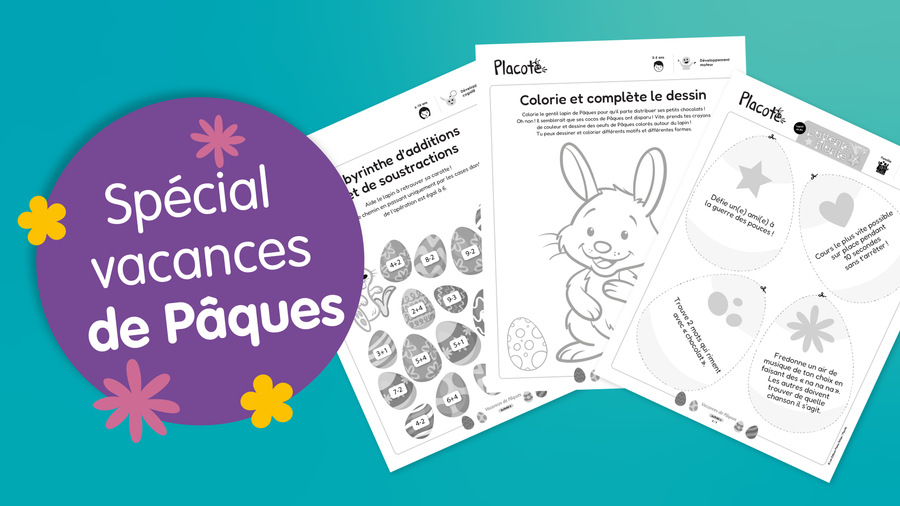 Cahier d'activités pour les vacances de Pâques