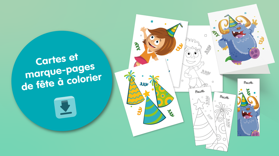 Coloriages à imprimer - Spécial anniversaire