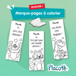 Marque-pages à colorier - Pour petits et grands lecteurs