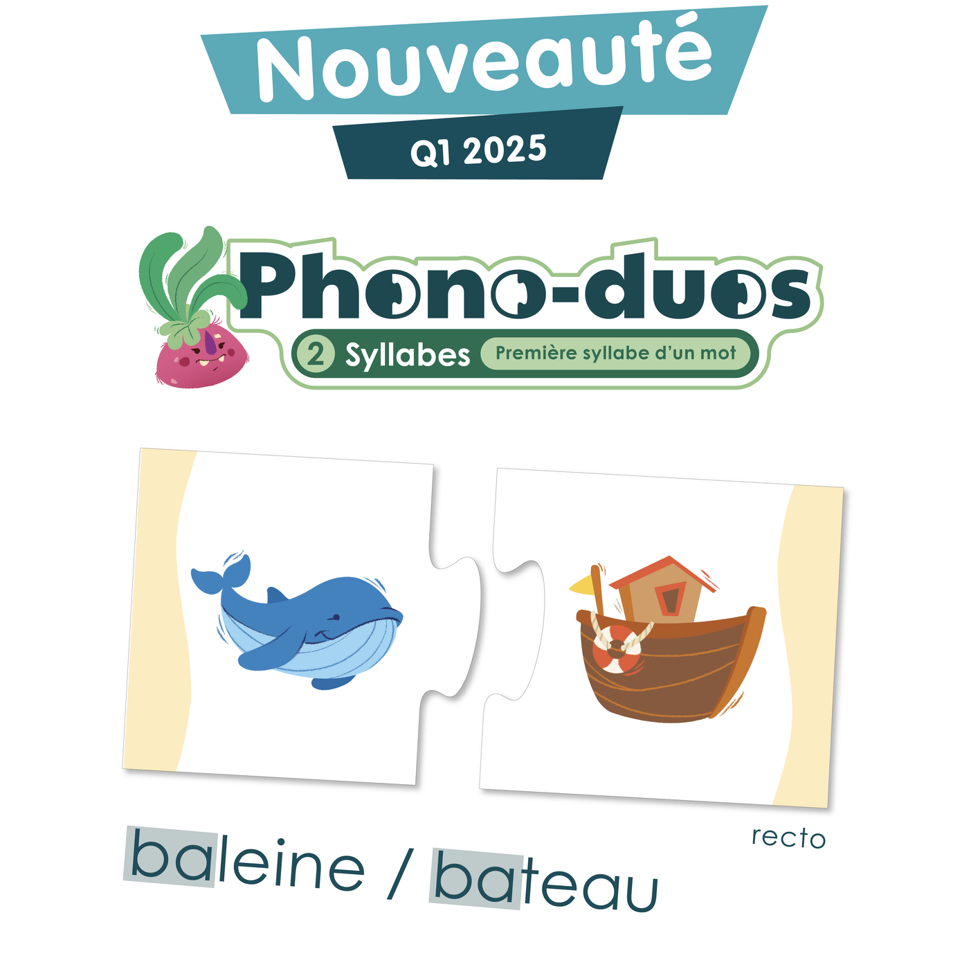 Phono-duos : Syllabes (première syllabe d'un mot)